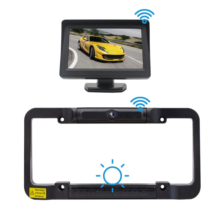 PZ620-W Car 4.3-inch Digital USA Frame Solar Wireless Reversing Image, PZ620-W PZ620-W Car 4.3-inch Digital USA Frame Solar Wireless Reversing Image, PZ620-W